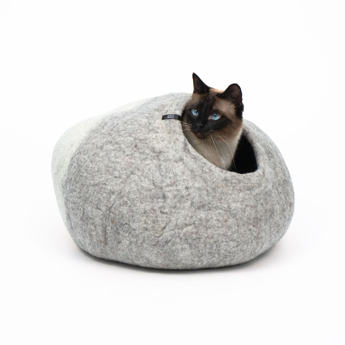 PEBBLE Katzenhöhle aus Filz