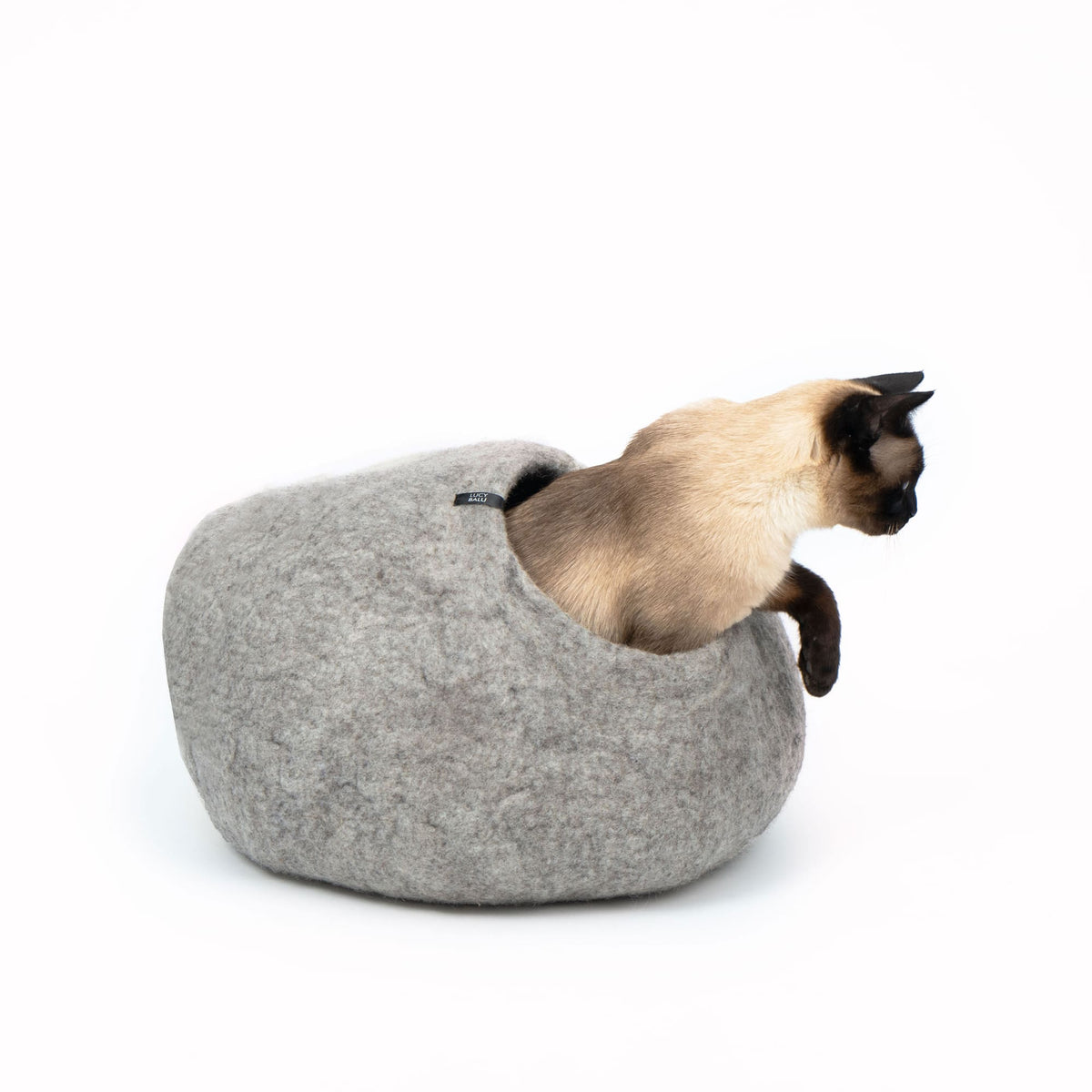 PEBBLE Katzenhöhle aus Filz