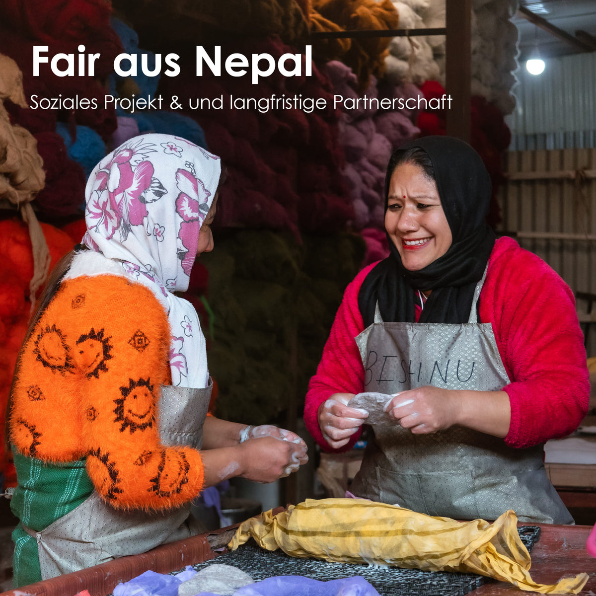 Faire Herstellung in Nepal